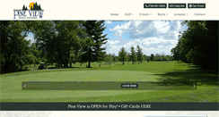 Desktop Screenshot of pineviewgc.com